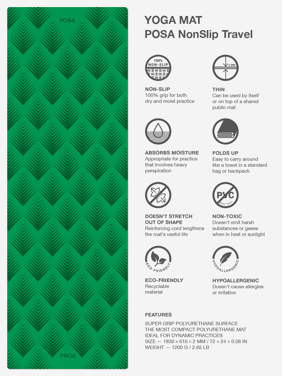 NonSlip Travel Green Taiga