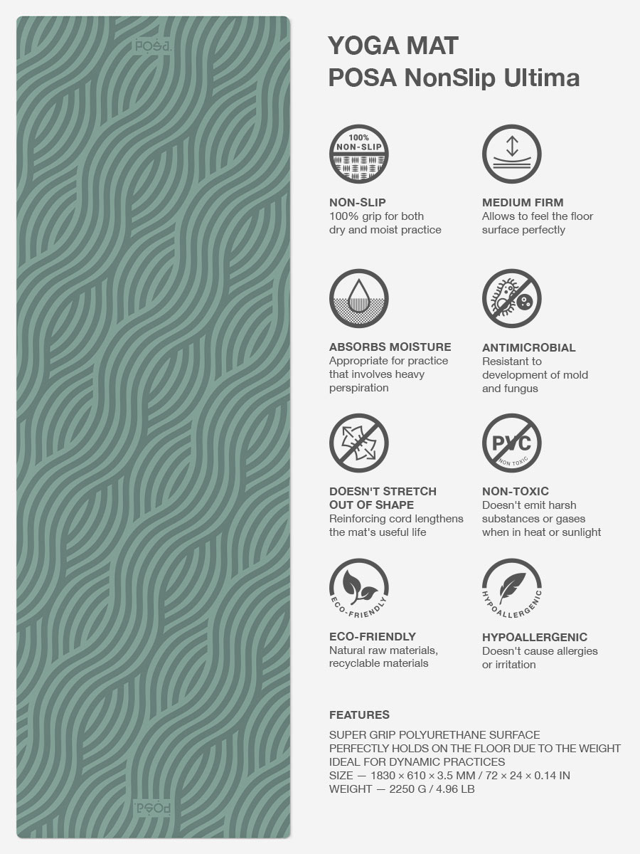 NonSlip Ultima Teal Lagoon Flow