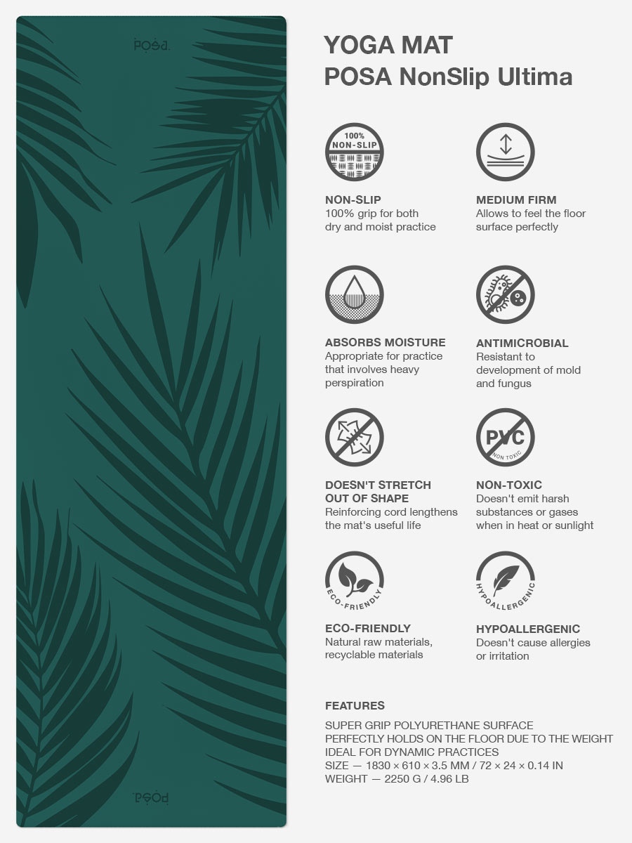 NonSlip Ultima Forest Green Herbs