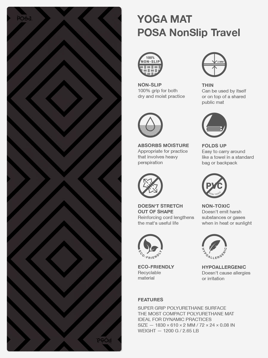 NonSlip Travel Black Accord