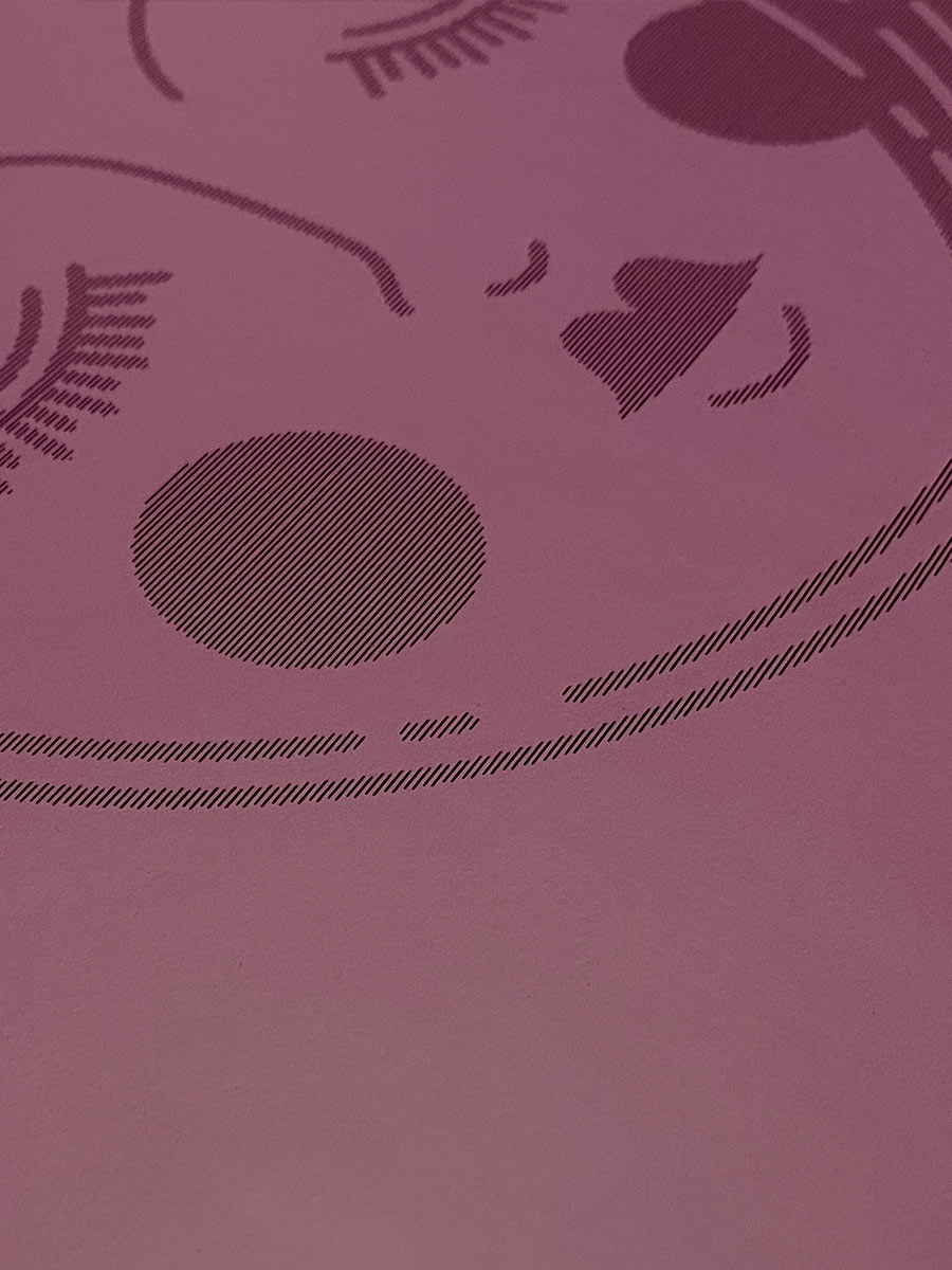 NonSlip Travel Purple Starscape