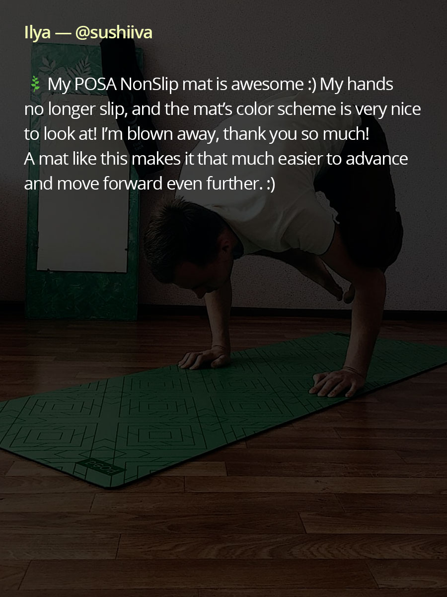 NonSlip Ultima Green Leaves